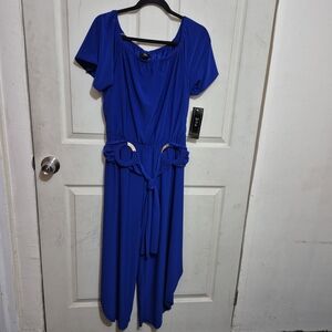MSK Royal Blue Asymmetrical Dress
